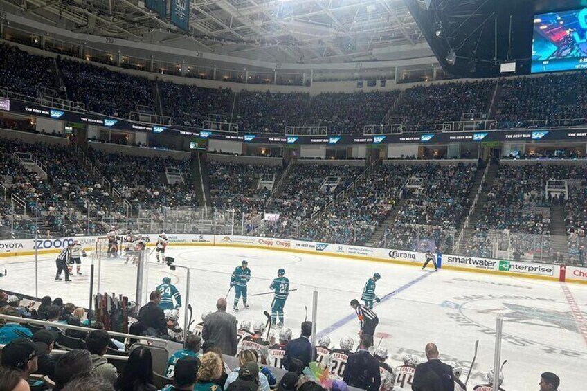 San Jose Sharks Ice Hockey Game at SAP Center