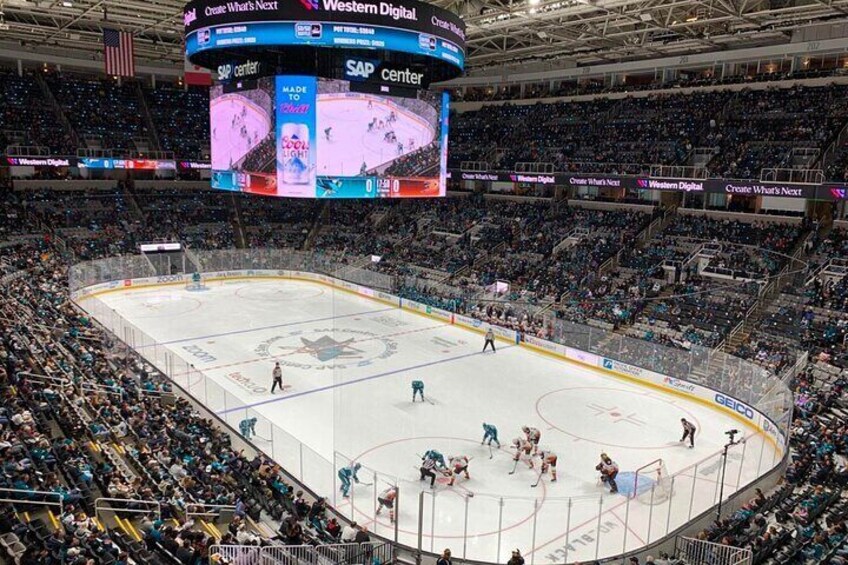 San Jose Sharks Ice Hockey Game at SAP Center