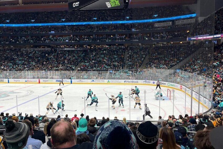 Seattle Kraken Ice Hockey Game at Climate Pledge Arena