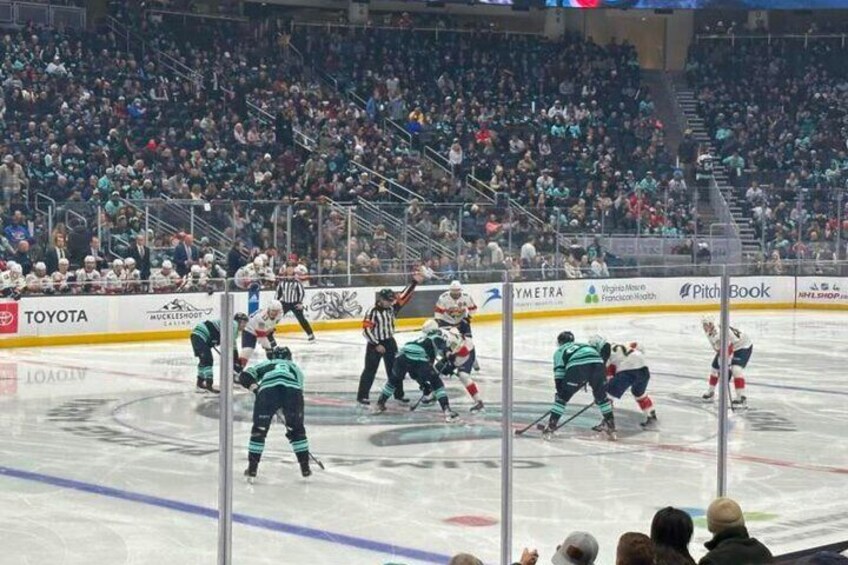 Seattle Kraken Ice Hockey Game at Climate Pledge Arena