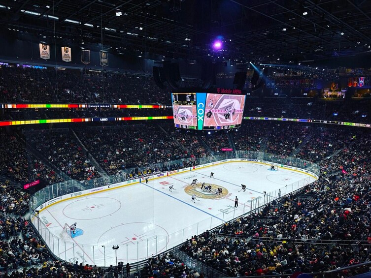 Vegas Golden Knights Ice Hockey Game at T-Mobile Arena