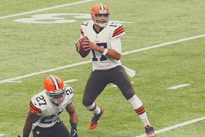 Partido de fútbol de los Cleveland Browns en el Cleveland Browns Stadium