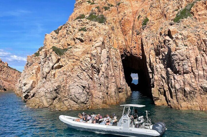 Cruise to Scandola Calanques de Piana 12-Seater Boat