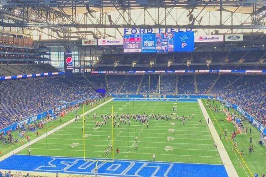 Detroit Lions Football Game at Ford Field