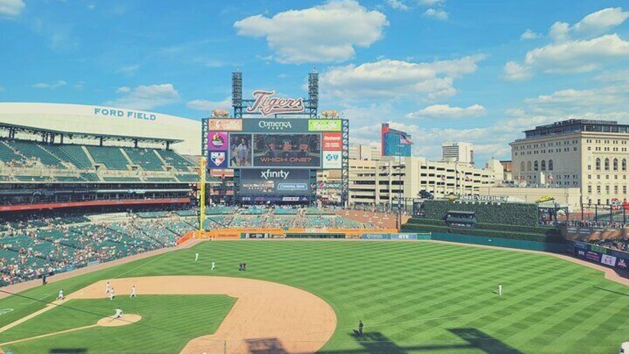 Detroit Tigers Baseball Game at Comerica Park