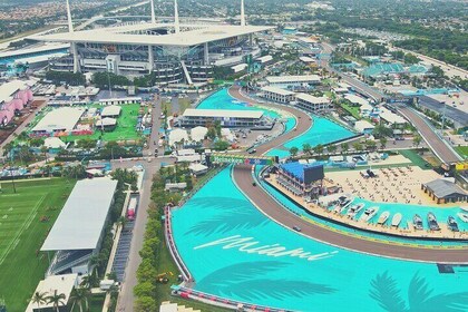 Miami Dolphins fotballkamp på Hard Rock Stadium