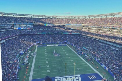 Partido de fútbol americano de los New York Giants en el Metlife Stadium