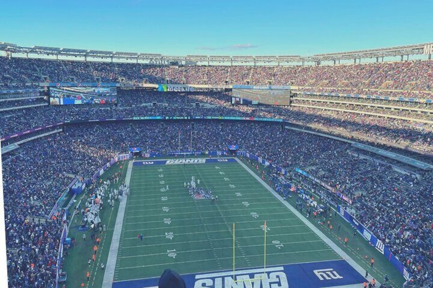 New York Giants Football Game at Metlife Stadium