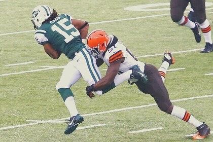 New York Jets voetbalwedstrijd in Metlife Stadium