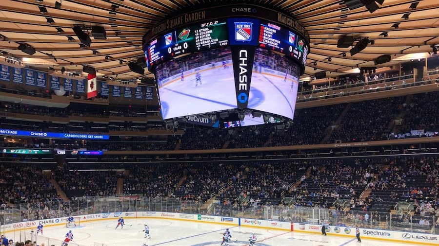 New York Rangers Ice Hockey Game at Madison Square Garden