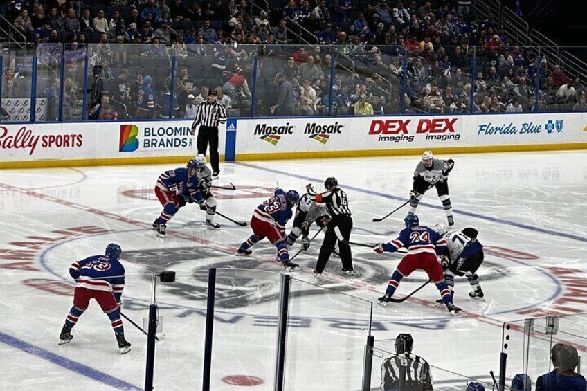 Tampa Bay Lightning Ice Hockey Game at Amalie Arena