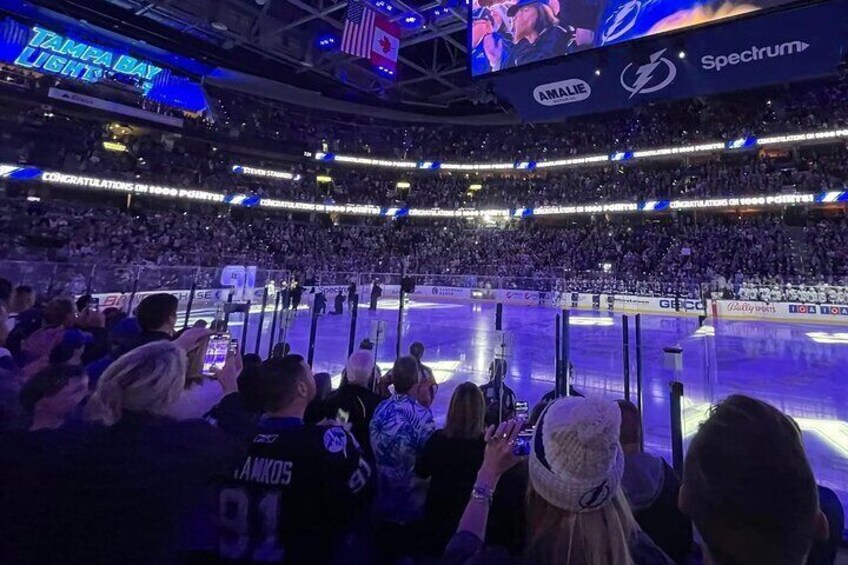 Tampa Bay Lightning Ice Hockey Game at Amalie Arena