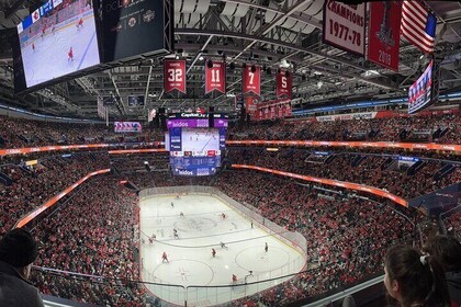 Match de hockey sur glace des Washington Capitals au Capital One Arena