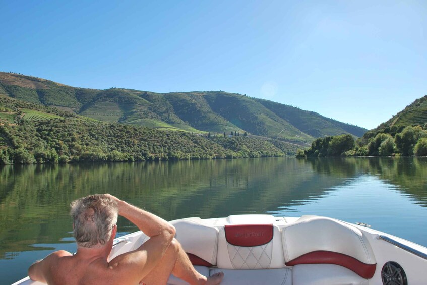 Picture 3 for Activity Pinhão: River Douro Speedboat Tour with Water Sports