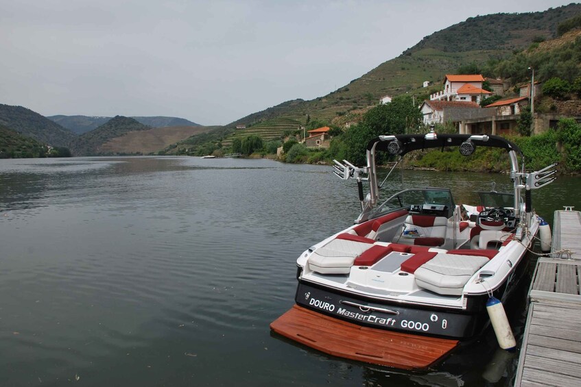 Picture 1 for Activity Pinhão: River Douro Speedboat Tour with Water Sports