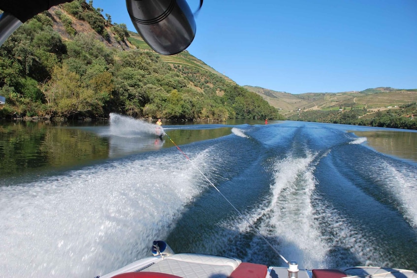 Picture 7 for Activity Pinhão: River Douro Speedboat Tour with Water Sports