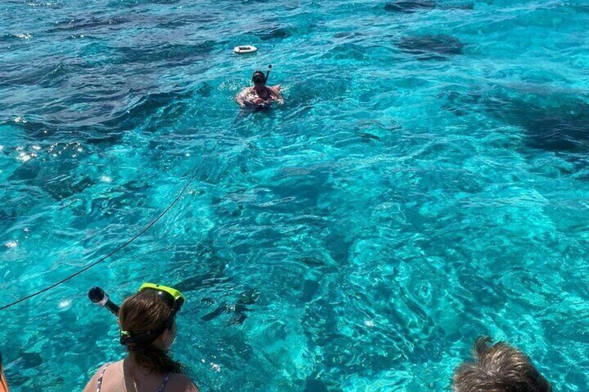 Guest Enjoying the Reef Snorkeling
