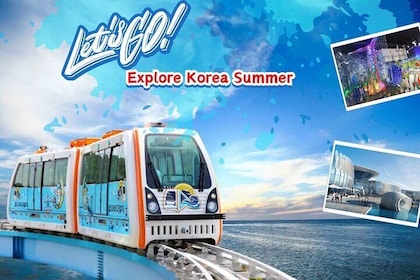 Incheon Wolmi Isand Sea Train, Glass Island with Inspire Resort
