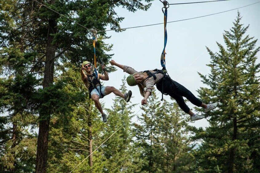 Kelowna Zipline and Wine Tour