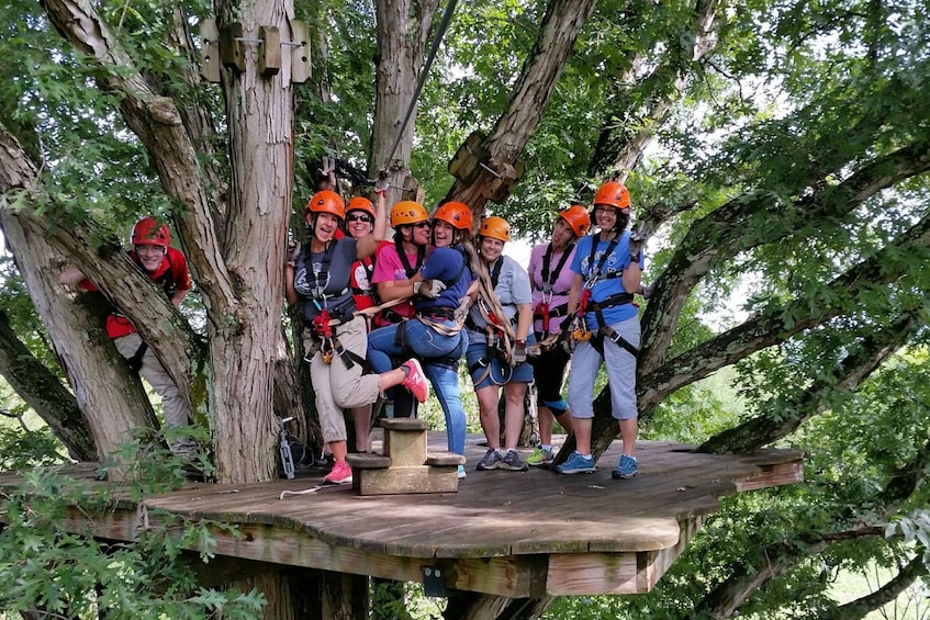 Picture 2 for Activity Lexington: Fully Guided Zipline Canopy Tour