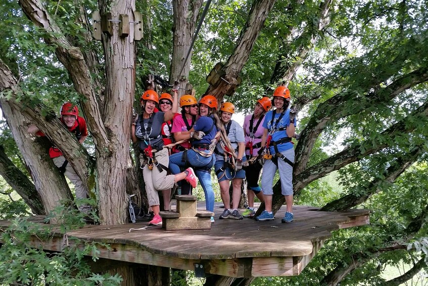 Picture 2 for Activity Lexington: Fully Guided Zipline Canopy Tour