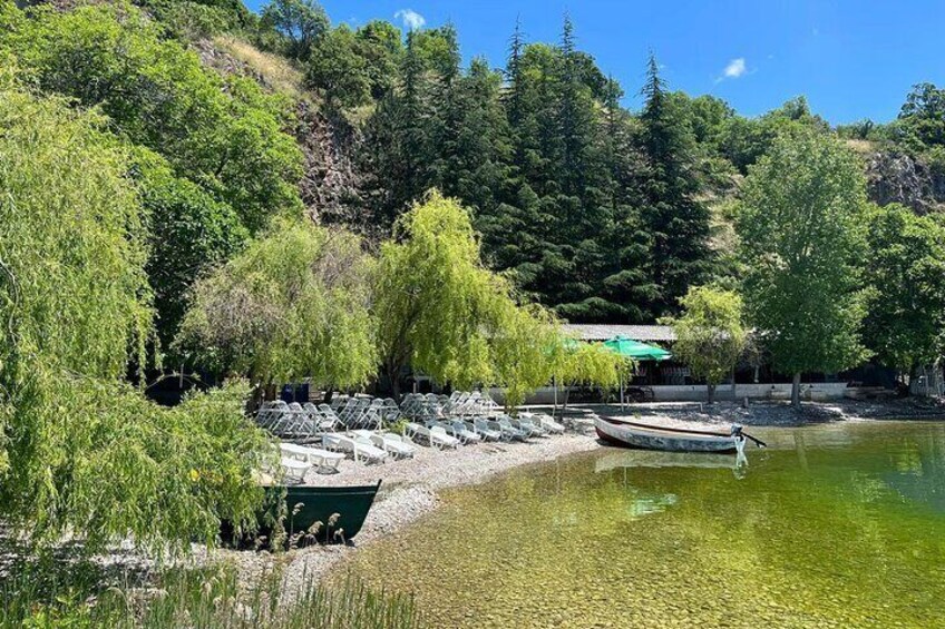 Lake Ohrid Kayaking with beach and BBQ Lunch