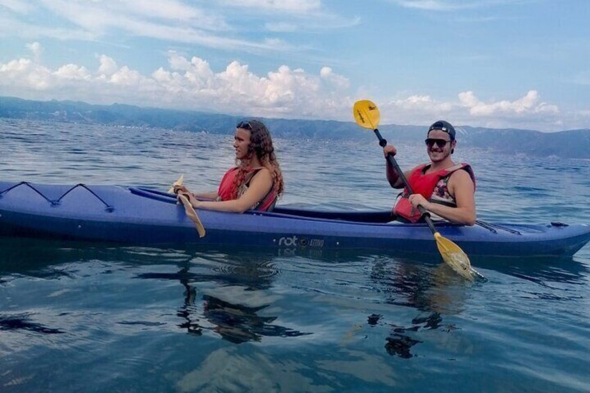 Lake Ohrid Kayaking with beach and BBQ Lunch