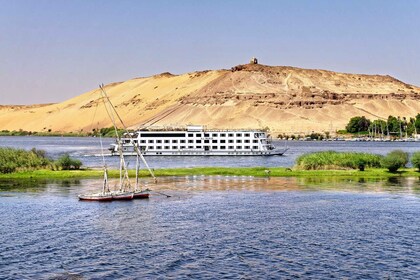 D’Assouan : Croisière de 3 jours sur le Nil et tour en montgolfière