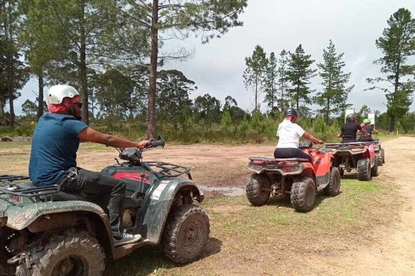 Quad Bike Fun Ride in The Crags, Plettenberg Bay