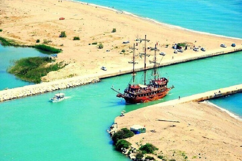 Manavgat Boat Trip from Side Visit Waterfall and Turkish Bazaar