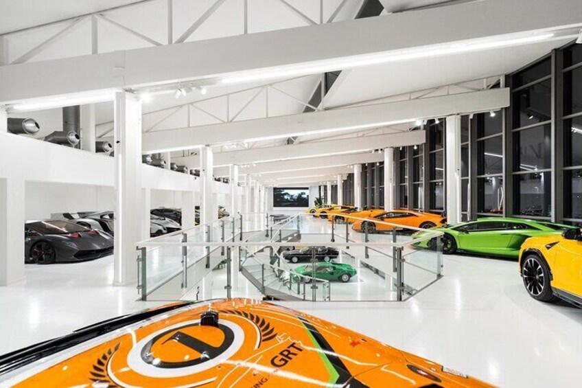 entrance ticket to the Lamborghini Museum in Bologna