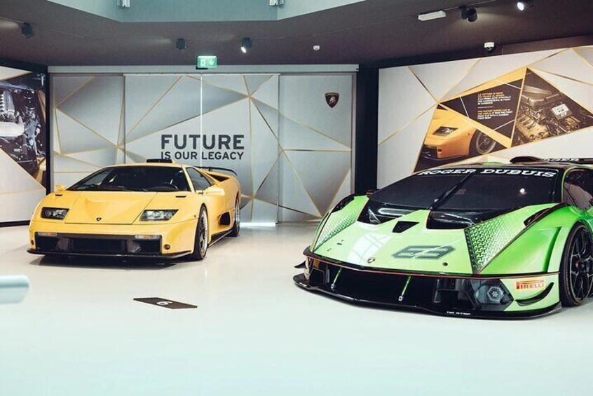 entrance ticket to the Lamborghini Museum in Bologna