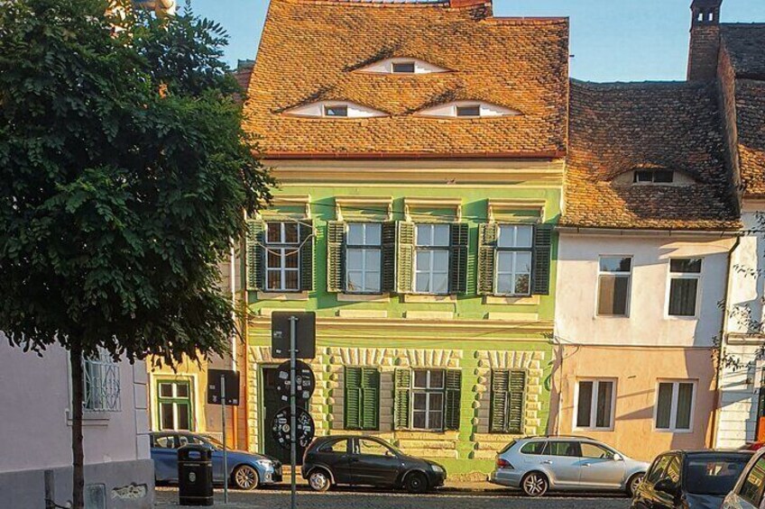 House with "eyes"