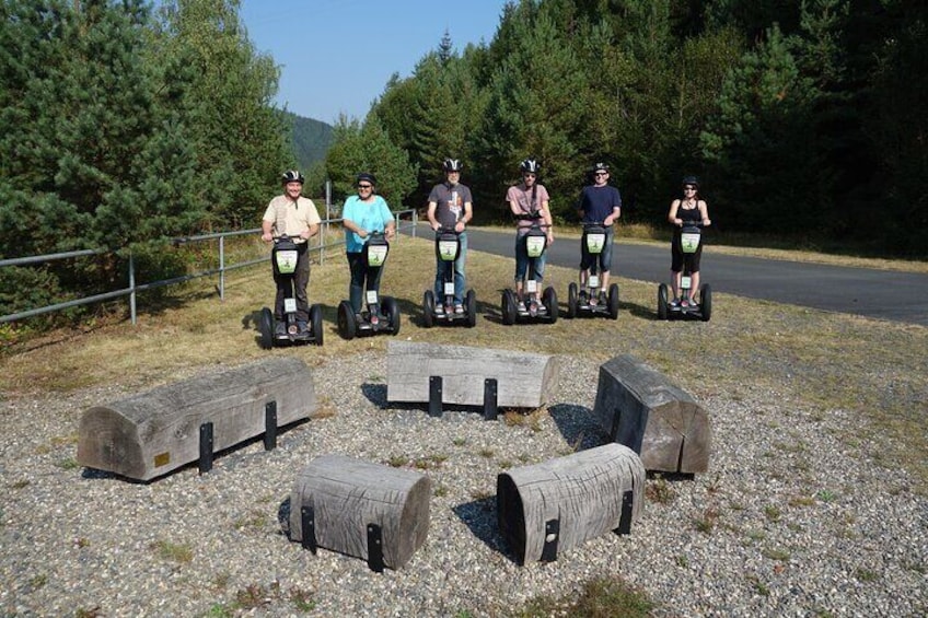 Benches on the sculpture path