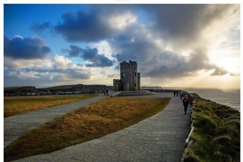 O'Brians Tower by the Cliffs of Moher