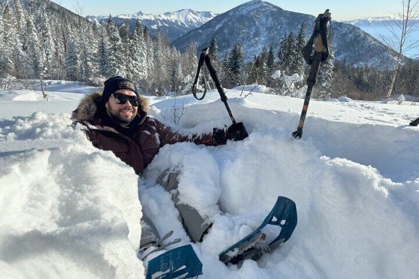 Snowshoe Day Tour In Glacier National Park