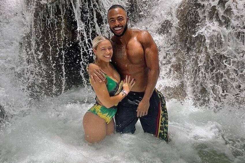 Dunn’s River Falls Bamboo Rafting and Horseback Ride Private Tour