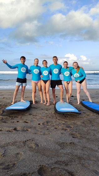 Picture 1 for Activity Canggu/Berawa: 2-Hour Surf Lesson with Hotel Transfers