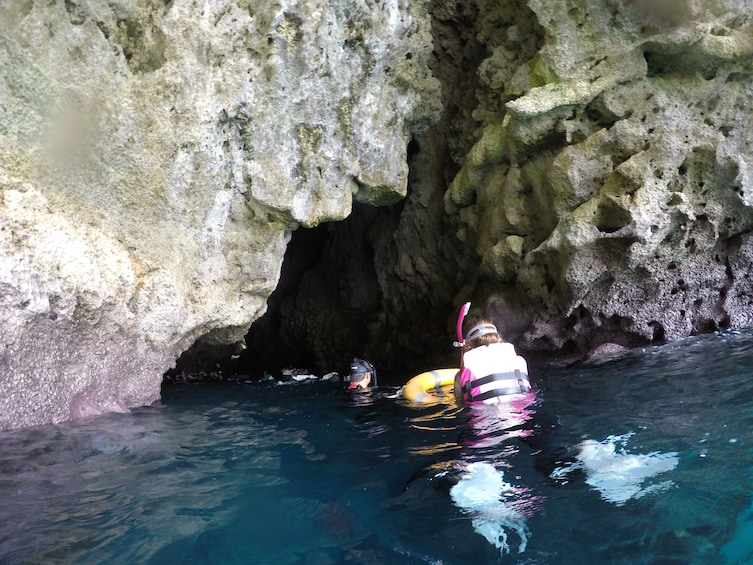 Naha / Chatan Departure Blue Cave Snorkeling Tour