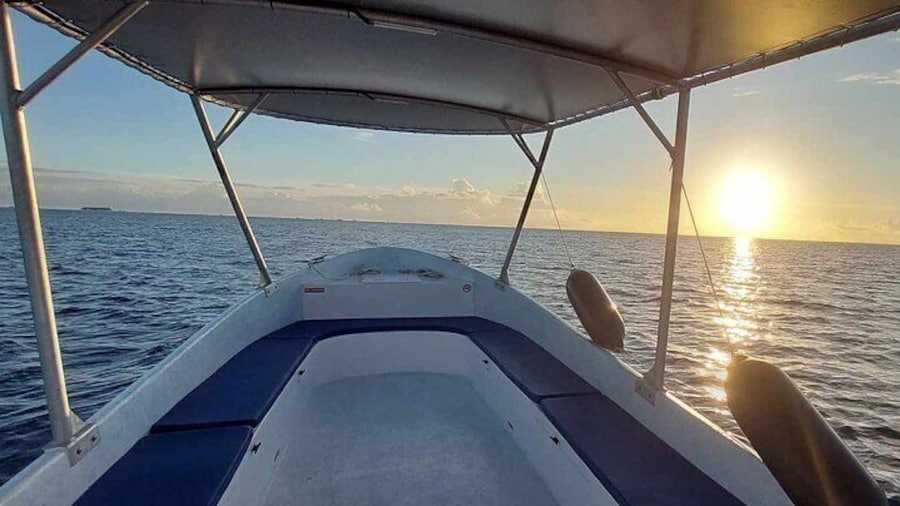 Guided sunset cruise on Raiatea Lagoon