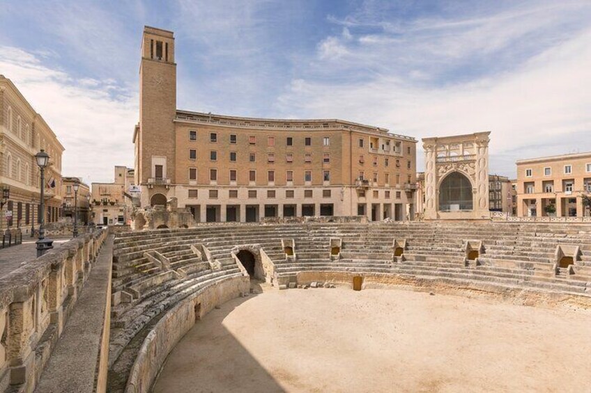 Lecce City Shared Tour with Museum Undergrounds