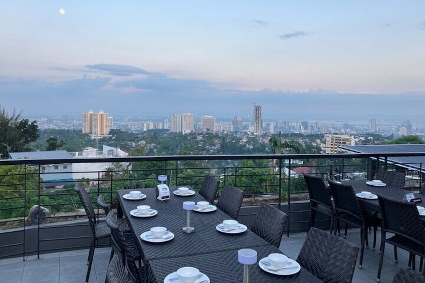 Panoramic View of Cebu and Dinner with Night View