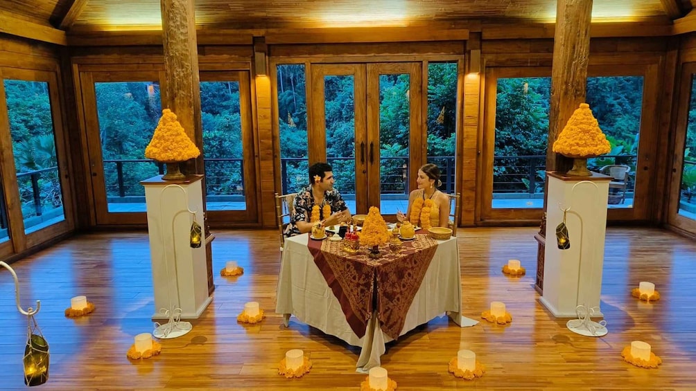 Picture 3 for Activity Ubud: Balinese Royal Dinner with Tropical Forest Views