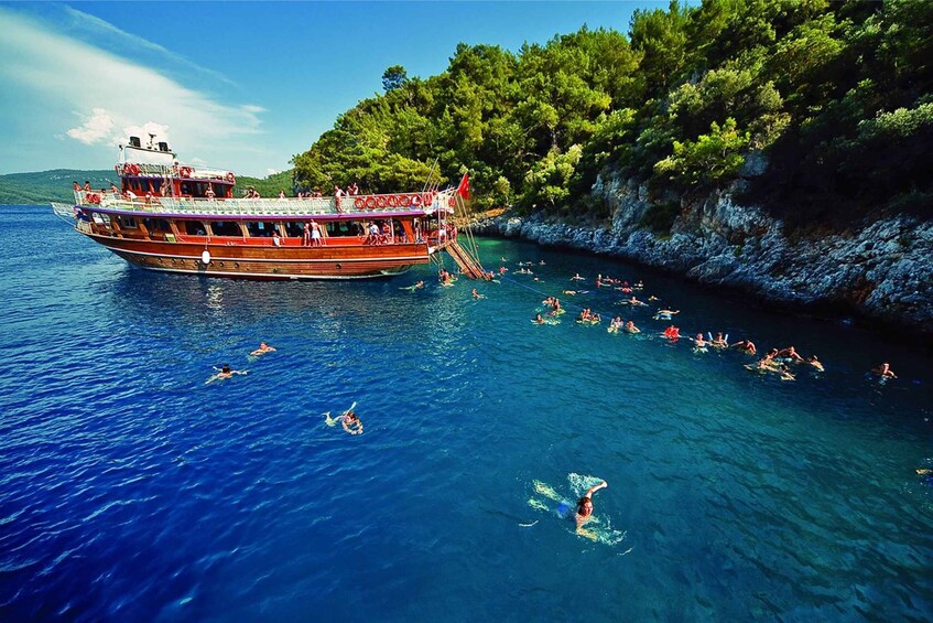 Picture 1 for Activity Marmaris Full-Day Boat Trip with Unlimited Soft Drinks+Lunch