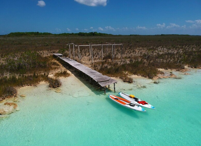 Picture 2 for Activity Bacalar: Full-Day Paddleboard Rental