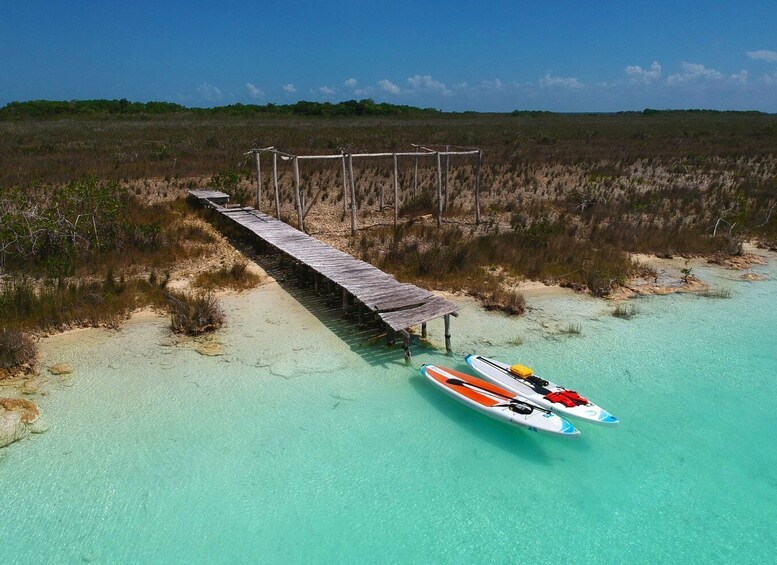 Picture 2 for Activity Bacalar: Full-Day Paddleboard Rental