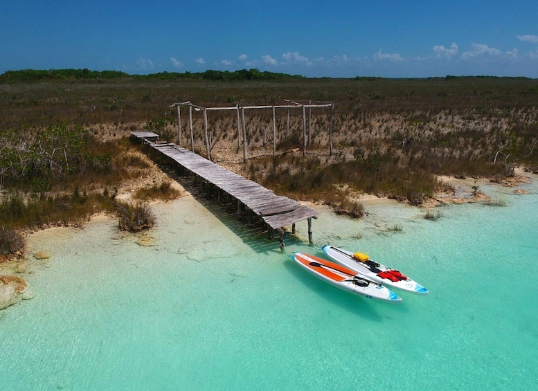Picture 2 for Activity Bacalar: Full-Day Paddleboard Rental