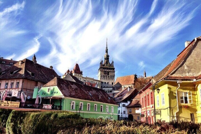 Sighisoara Old Town & Brasov City Private Day Trip from Bucharest