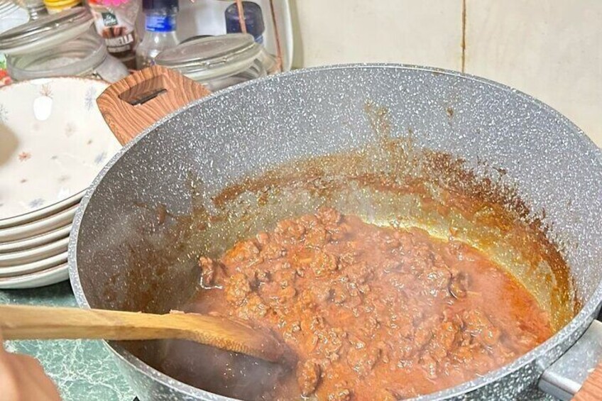 Cook Experience making pasta and ragu with locals