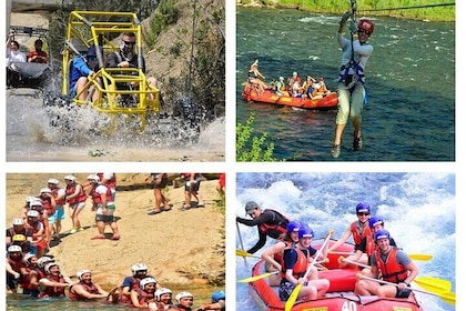 Full Day Rafting, Buggy Safari and Zipline from Side
